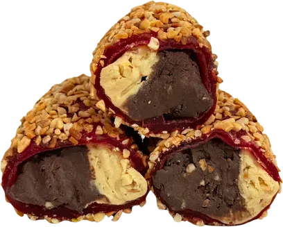 Peanut-Crusted Choco Roll