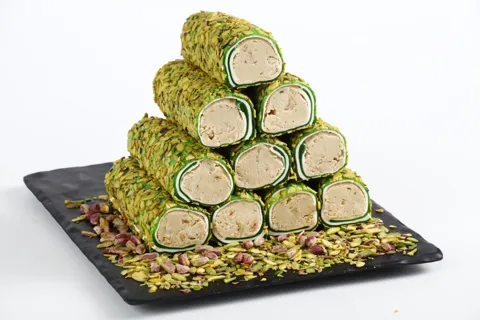 Green Apple Roll in Slivered Pistachio