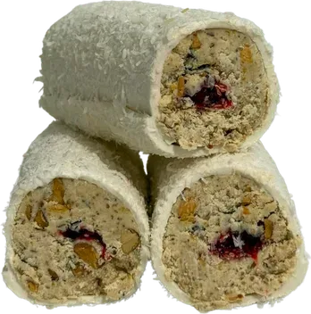 Sour Pomegranate Almond Roll, Coconut