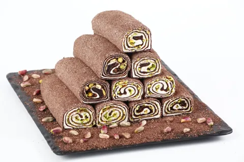 Cocoa Pistachio Roll, Coconut